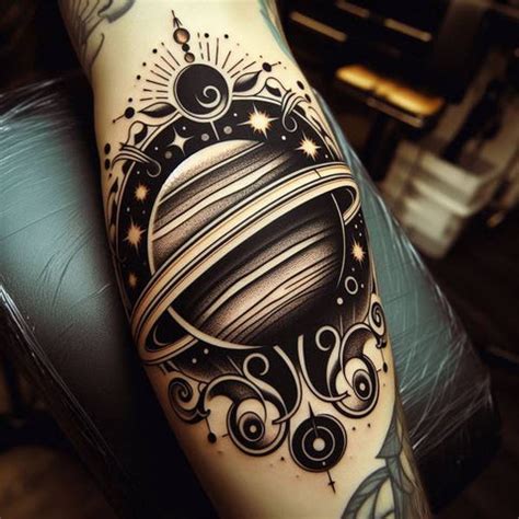 47 Fabulous Saturn Tattoo Ideas With Their Thought.